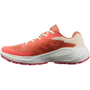 Salomon Women’s Alphaglide Trail Running Shoe, Lightweight Cushioning and All-Terrain Grip for Trail Running & Hiking(Emberglow/White/Rouge Red)