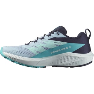 Salomon Womens Sense Ride 5(Cashmere Blue/Carbon/Peacock Blue)
