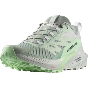 Salomon Womens Sense Ride 5(Lily Pad/Metal/Green Ash)