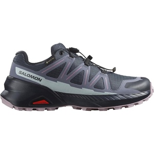 Salomon Women’s Speedcross Peak Gore-Tex Trail Running Shoe, Waterproof All-Terrain Performance for Hiking & Long Trail Sessions(Blue Nights/Grisaille/Nirvana)