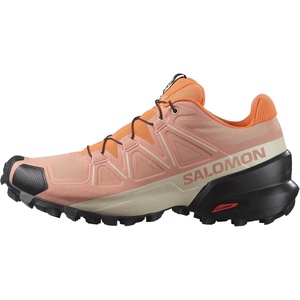 Salomon Women’s Speedcross Trail Running Shoes(Cameo Brown/Black/Bird of Paradise)