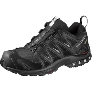 Salomon Women’s XA PRO 3D Gore-Tex Waterproof Trail Running Shoes(Black/Black/Mineral Grey)